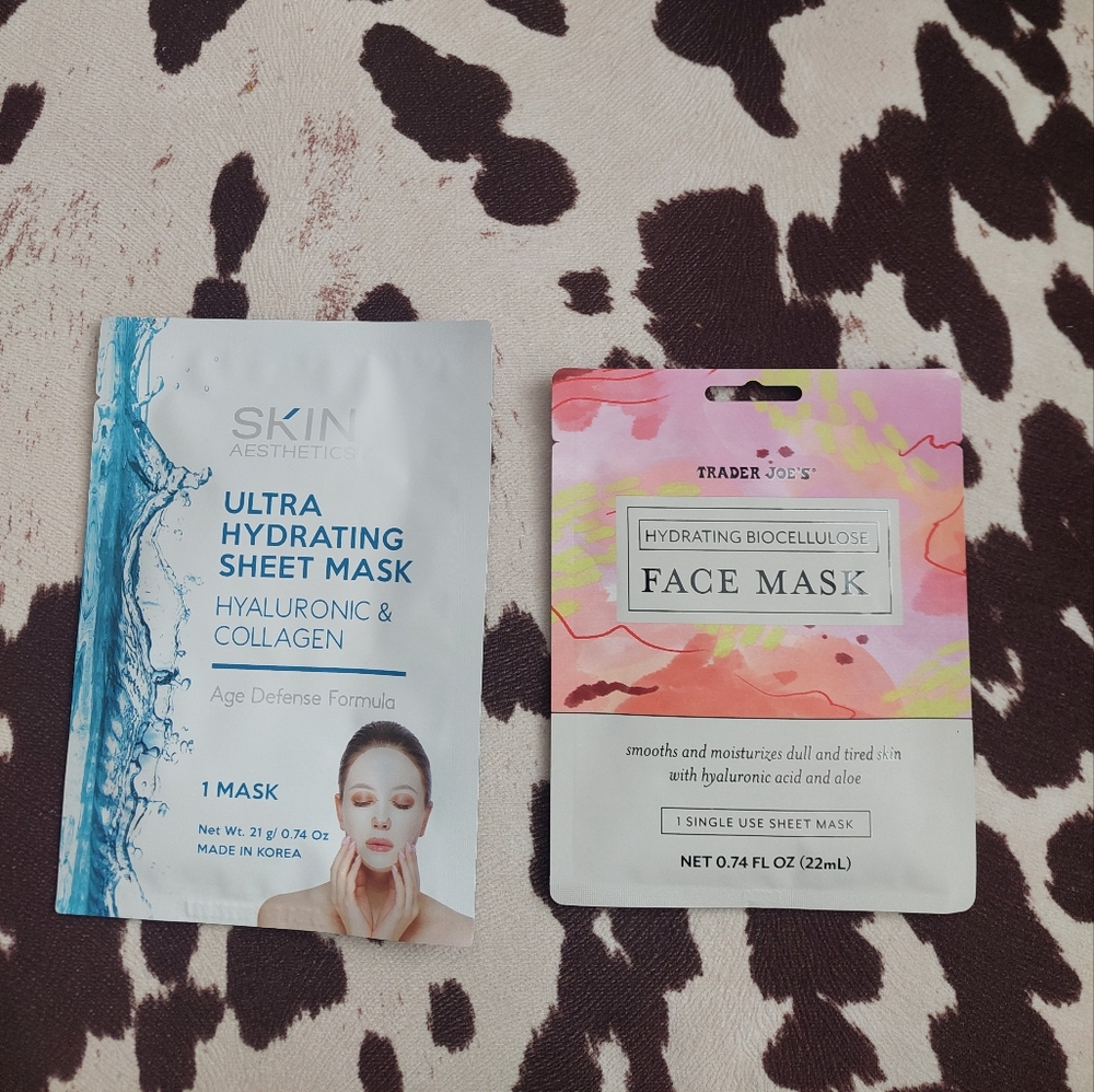 6 Face Masks - Skin Aesthetics Ultra Hydrating Sheet Masks & 1 TJ Hydrating Mask - Picture 2 of 3